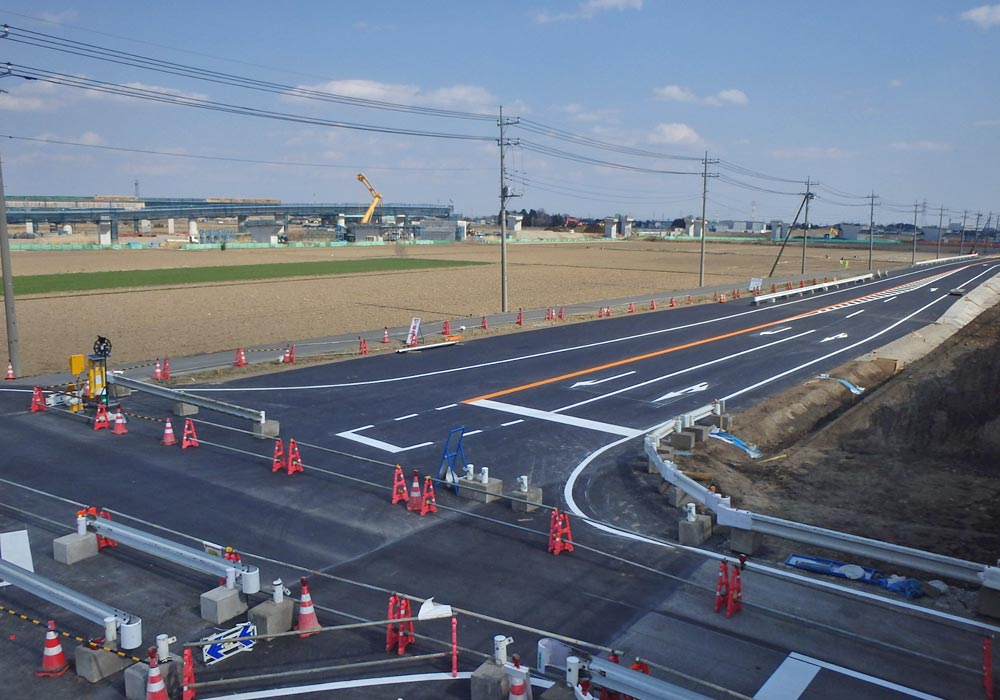 新４号五霞地区道路改良