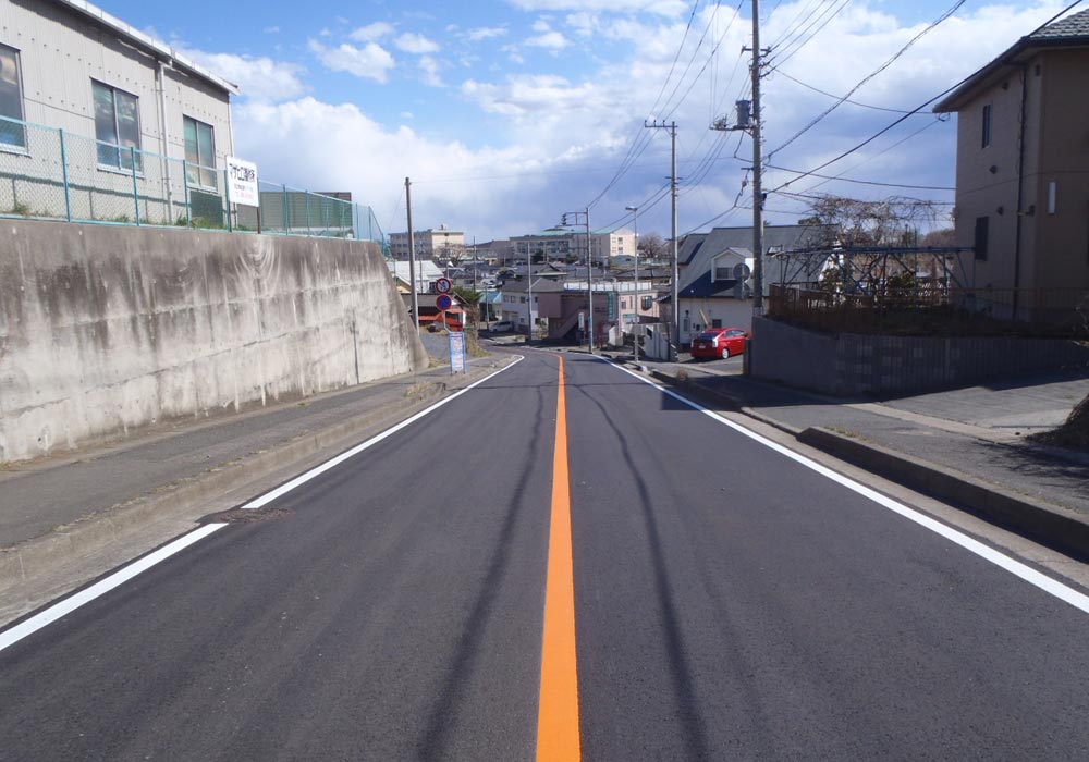 市道6004号線舗装