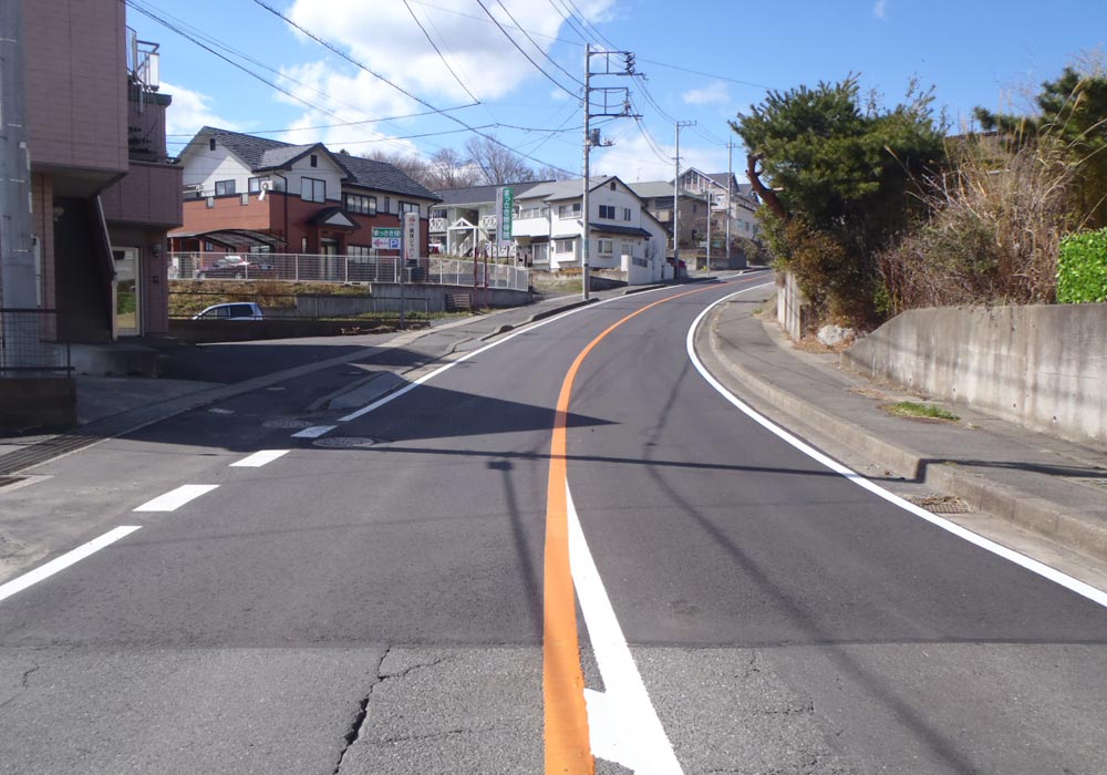 市道6004号線舗装