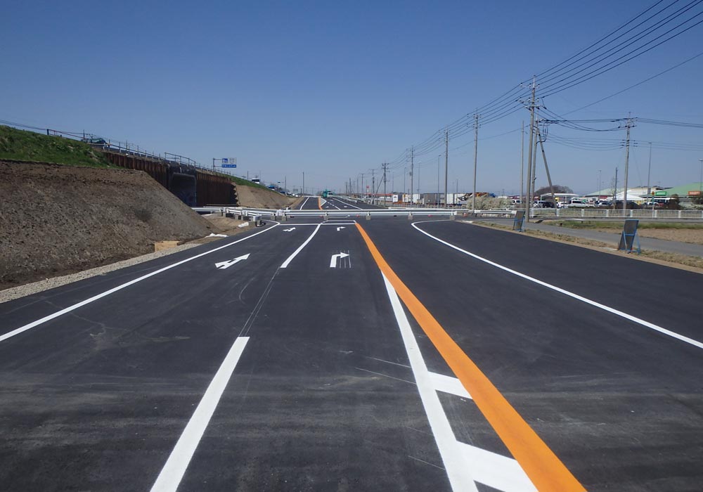 新４号五霞地区道路改良