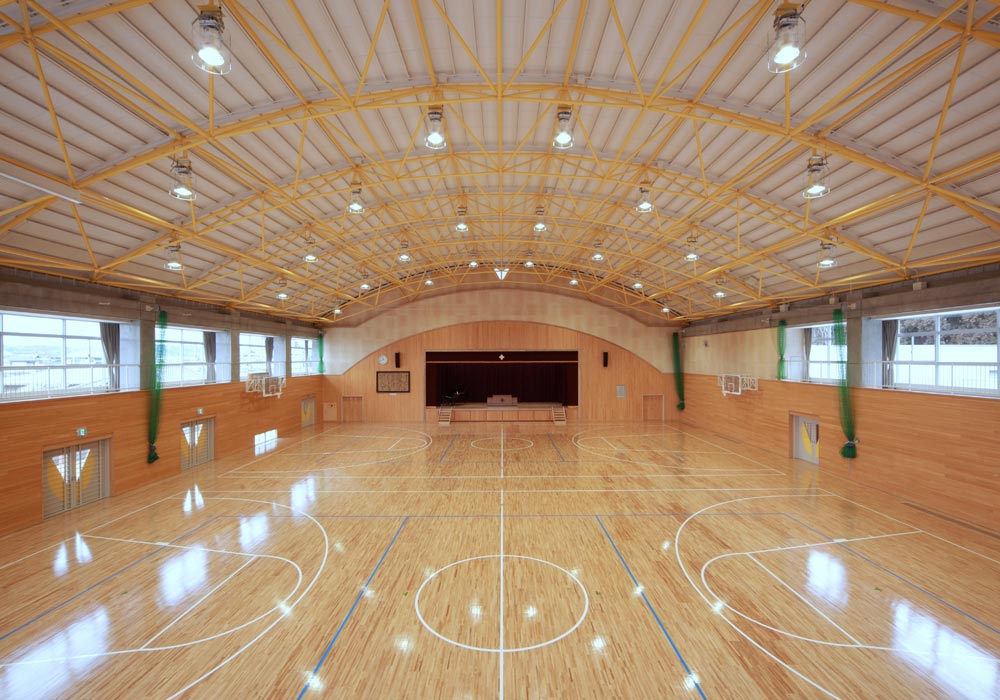 瓜連中学校屋内運動場