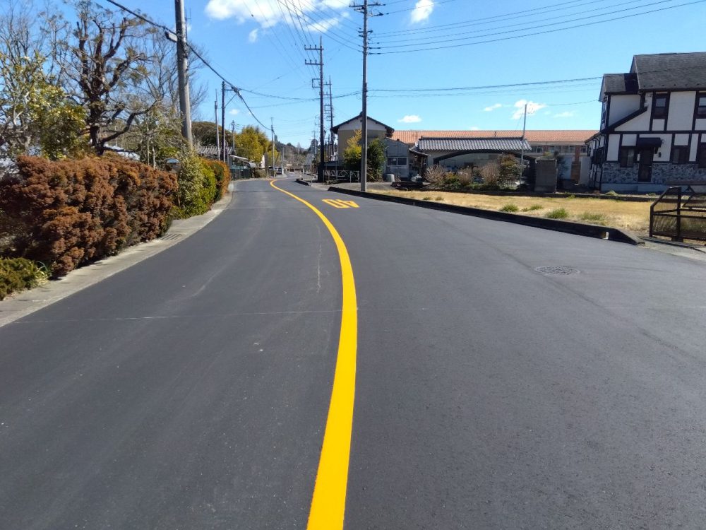 市道1661号線道路舗装