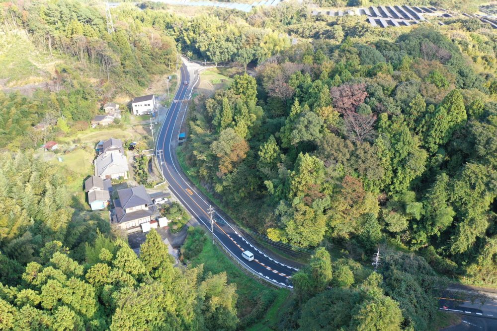 県道 日立いわき線舗装