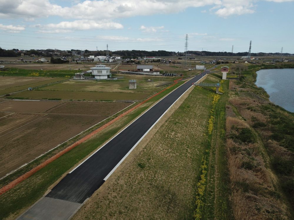 那珂川左岸中河内町外河道掘削工事