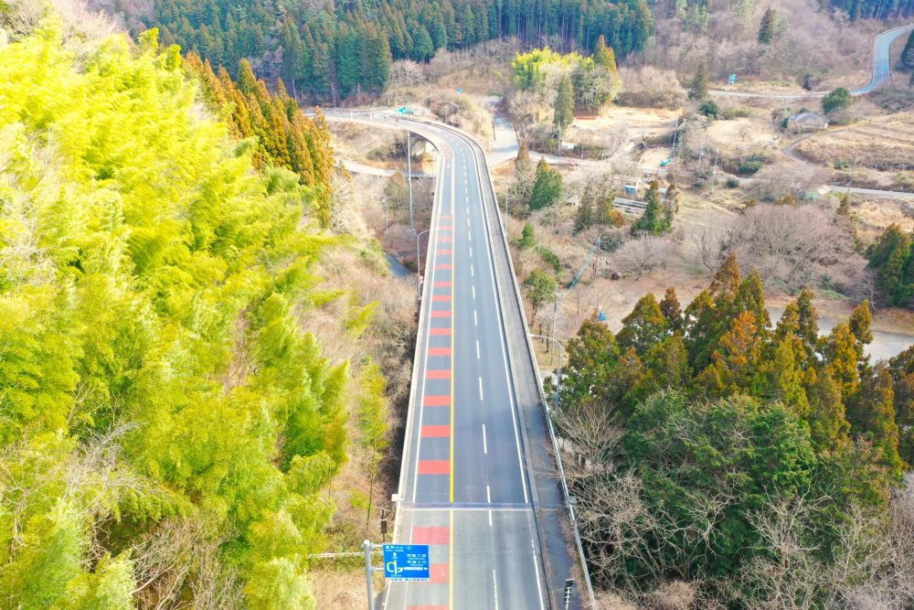 国道461号花貫大橋橋面舗装